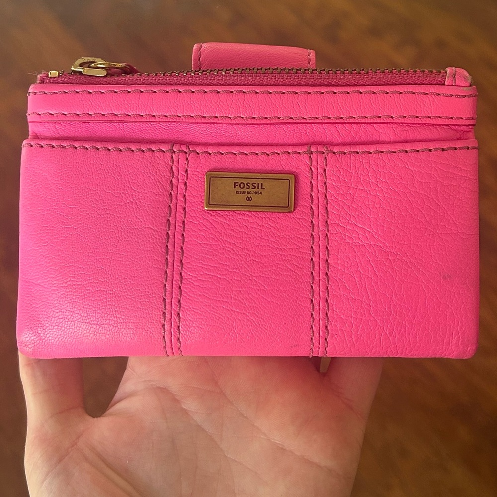 Fossil Leather Mini Wallet